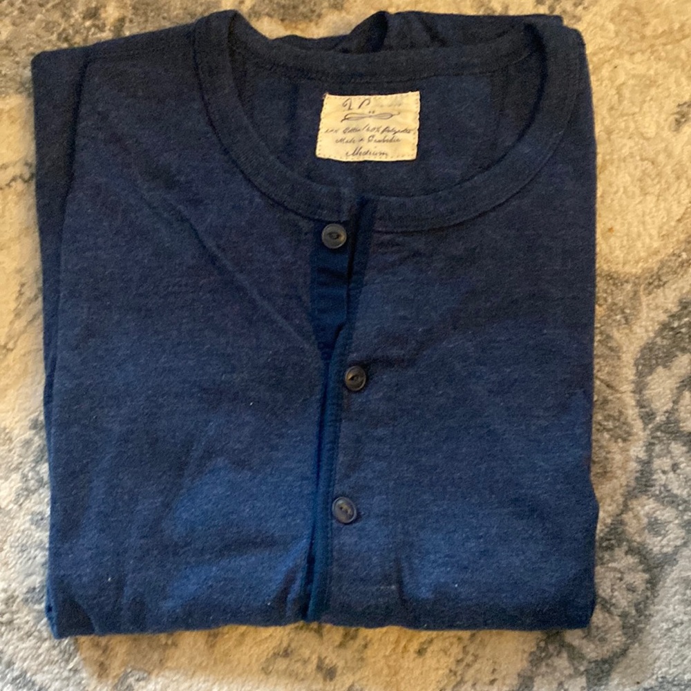 J Crew Three button down sweater. Gap crew neck sweatshirt